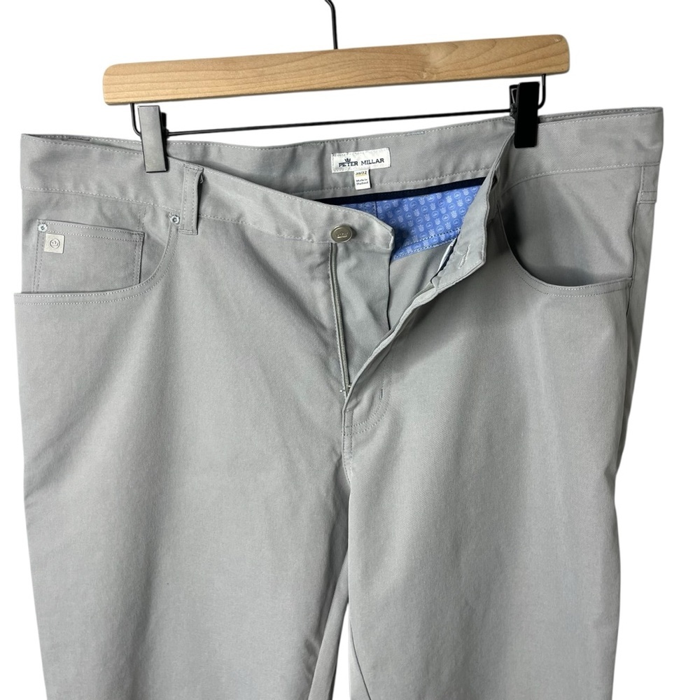 Peter Millar EB66 Performance Five Pocket Pant Gale Grey Size 38 - Picture 5 of 11